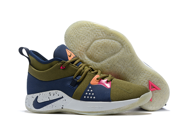 New Nike PG 2 ACG Green Blue Red